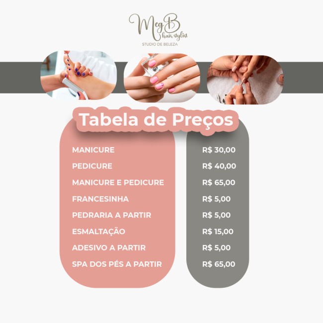 Tabela de Preços