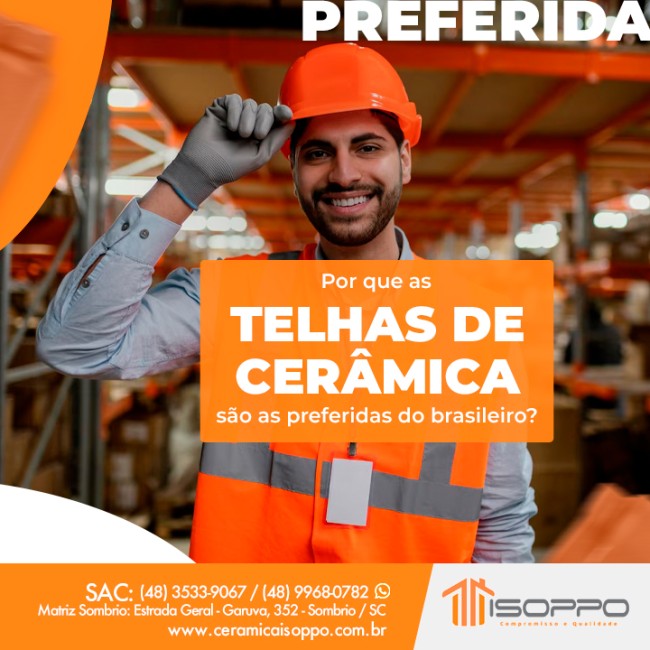 Por que as telhas de cerâmica são as preferidas do brasileiro?