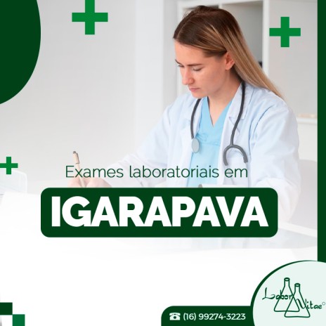 Exames laboratoriais em Igarapava