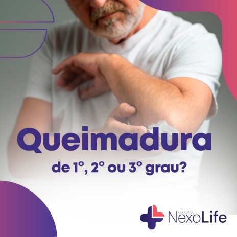 Queimadura de 1º, 2º ou 3º grau?