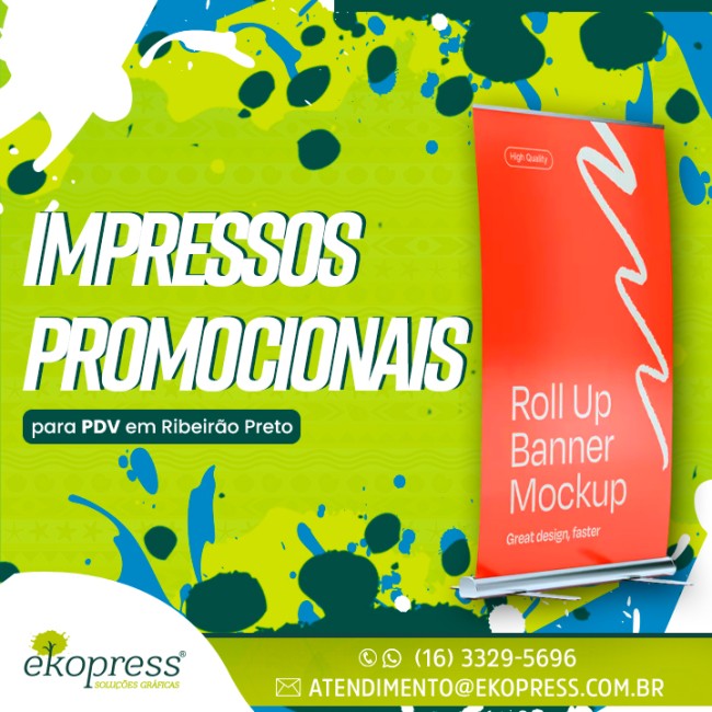 Impressos promocionais para PDV em Ribeirão Preto