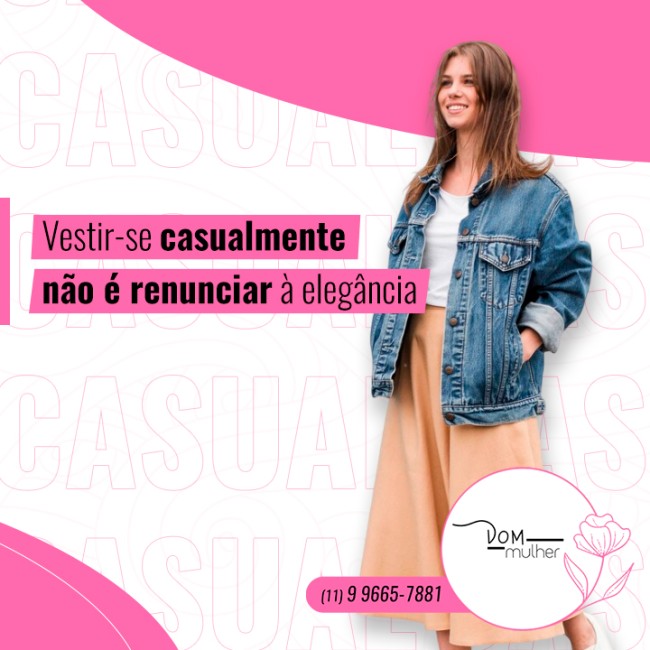Vestir-se casualmente não é renunciar à elegância
