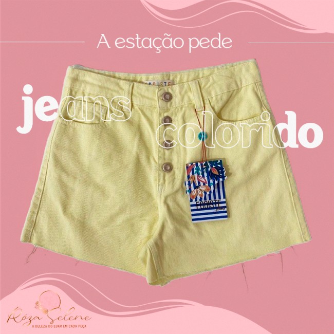 A estação pede Jeans colorido