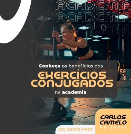 Conheça os benefícios dos exercícios conjugados na academia
