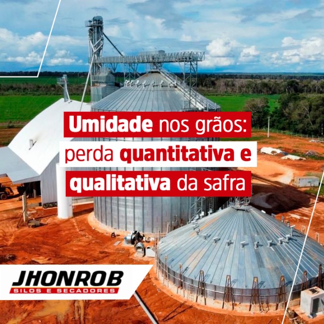 Umidade nos grãos: perda quantitativa e qualitativa da safra