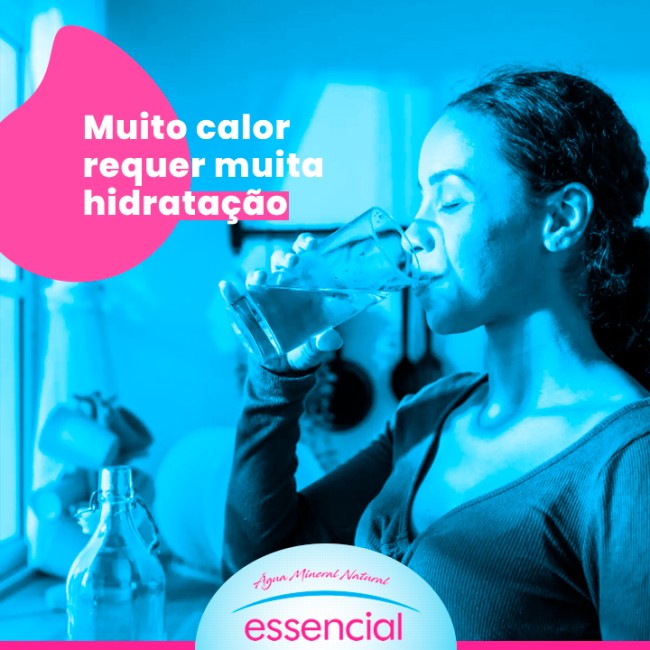Muito calor requer muita hidratação