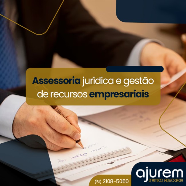 Assessoria jurídica e gestão de recursos empresariais