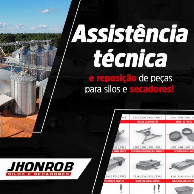 Assistência técnica e reposição de peças para silos e secadores!