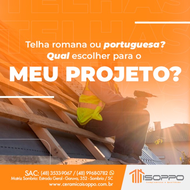 Telha romana ou portuguesa? Qual escolher para o meu projeto?