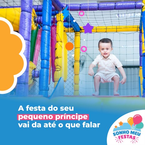 A festa do seu pequeno príncipe vai até falar