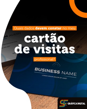 Quais dados devem constar no meu cartão de visitas profissional?