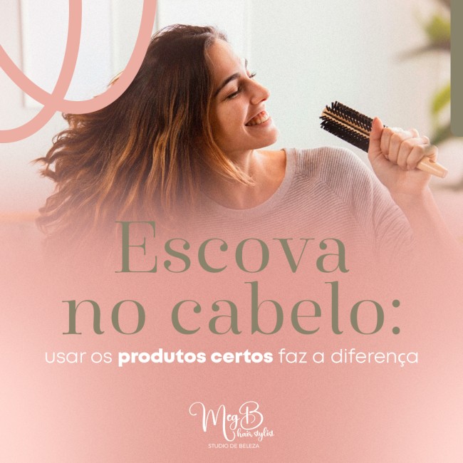Escova no cabelo: usar os produtos certos faz a diferença