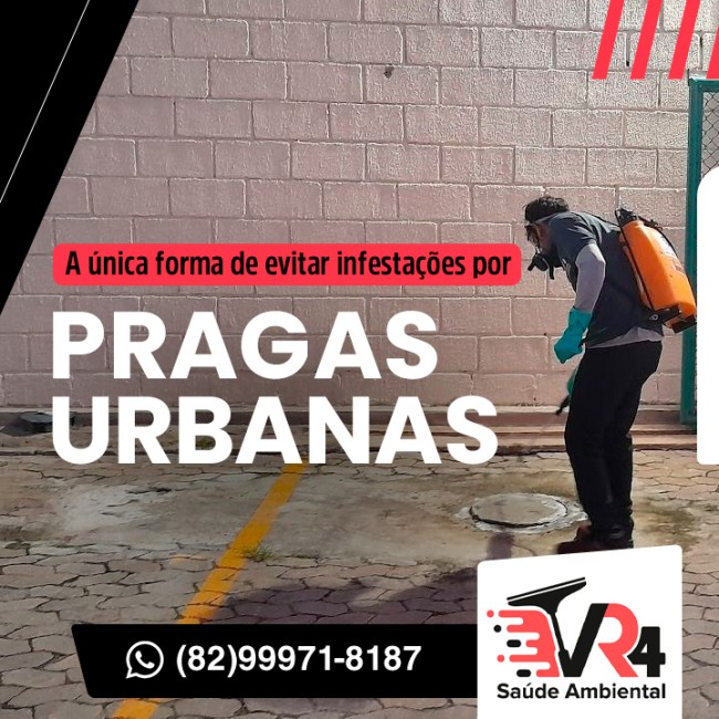 A única forma de evitar infestações por pragas urbanas
