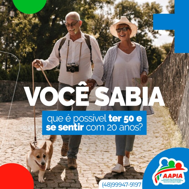 Você sabia que é possível ter 50 e se sentir com 20 anos?