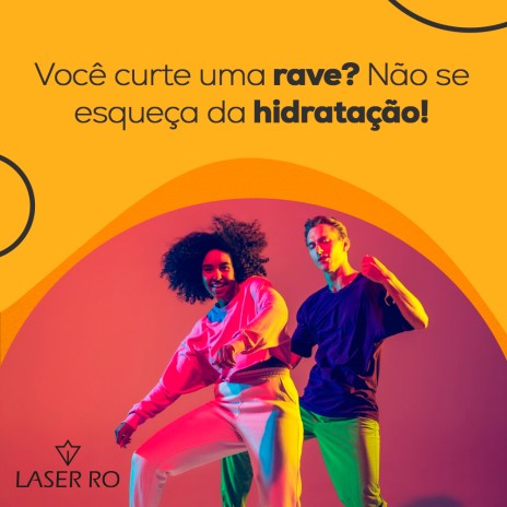 Você curte uma rave? Não se esqueça da hidratação!