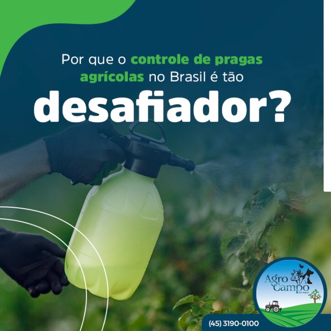 Por que o controle de pragas agrícolas no Brasil é tão desafiador?