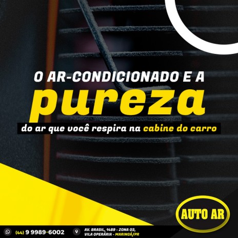 O ar-condicionado e a pureza do ar que você respira na cabine do carro