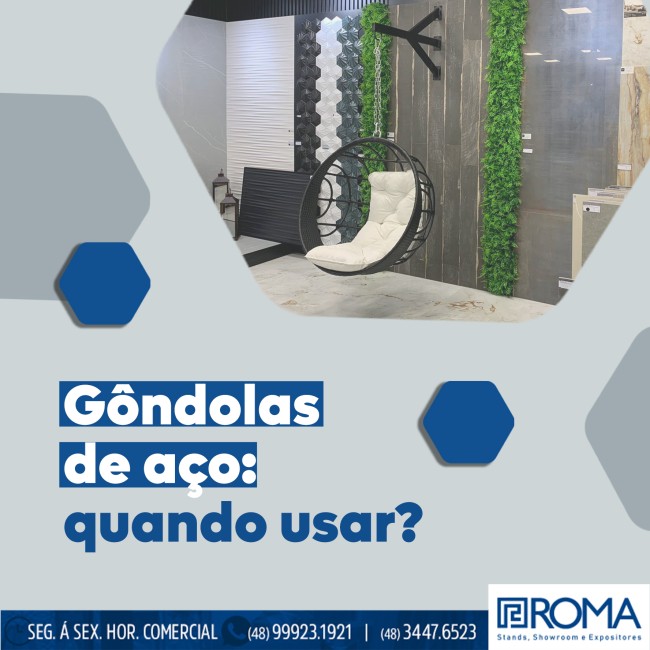 Gôndolas de aço: quando usar?