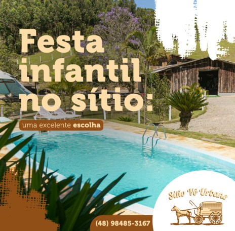 Festa infantil no sítio: uma excelente escolha