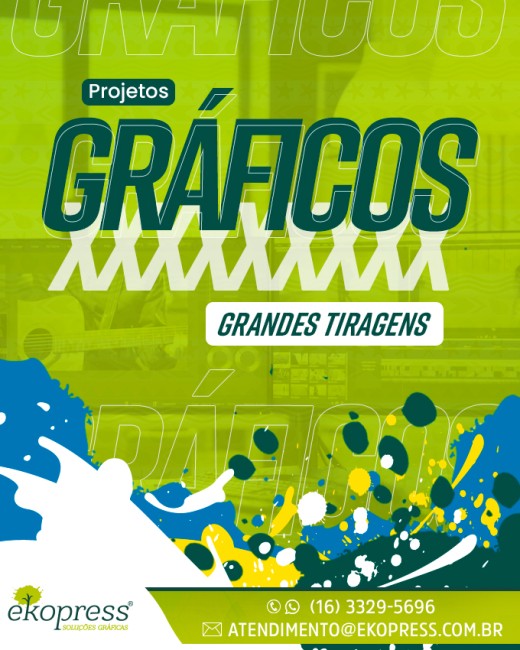 Projetos gráficos x grandes tiragens