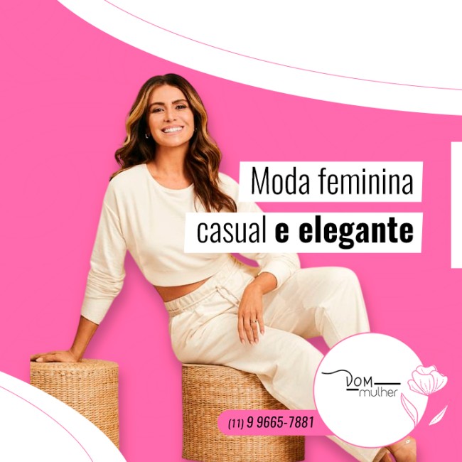Moda feminina casual e elegante