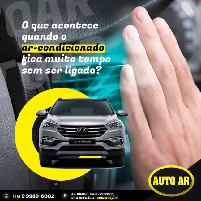 O que acontece quando o ar-condicionado fica muito tempo sem ser ligado?