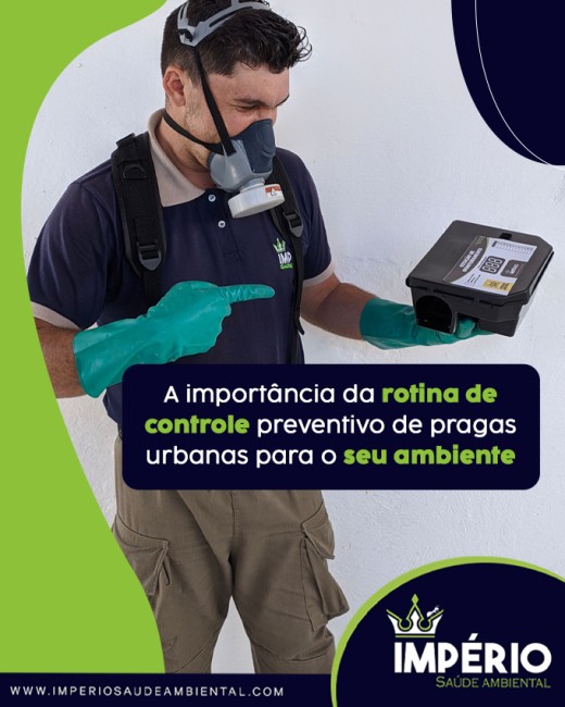 A importância da rotina de controle preventivo de pragas urbanas para o seu ambiente