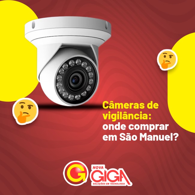Câmeras de vigilância: onde comprar em São Manuel?