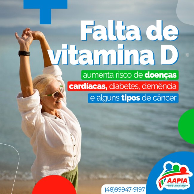 Falta de vitamina D aumenta risco de doenças cardíacas, diabetes, demência e alguns tipos de câncer