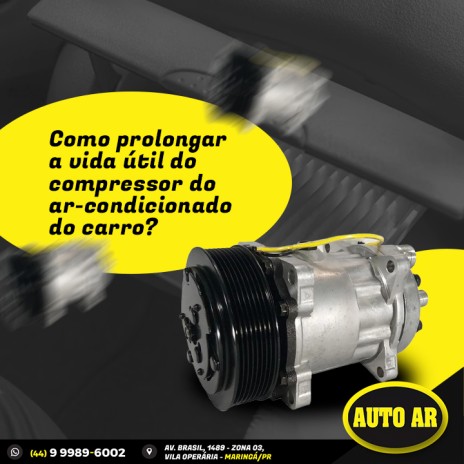 Como prolongar a vida útil do compressor do ar-condicionado do carro?