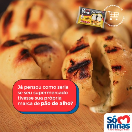 Já pensou como seria se seu supermercado tivesse sua própria marca de pão de alho?