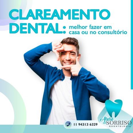 Clareamento dental: melhor fazer em casa ou no consultório