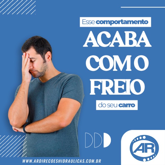 Esse comportamento acaba com o freio do seu carro