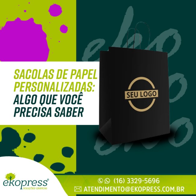 Sacolas de papel personalizadas: algo que você precisa saber