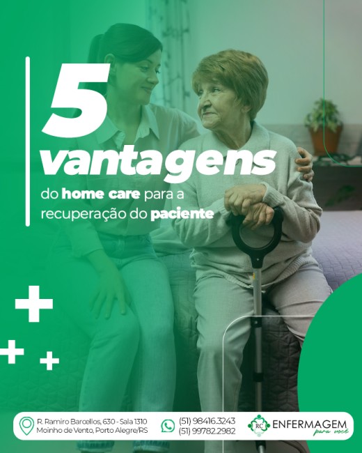 5 vantagens do home care para a recuperação do paciente