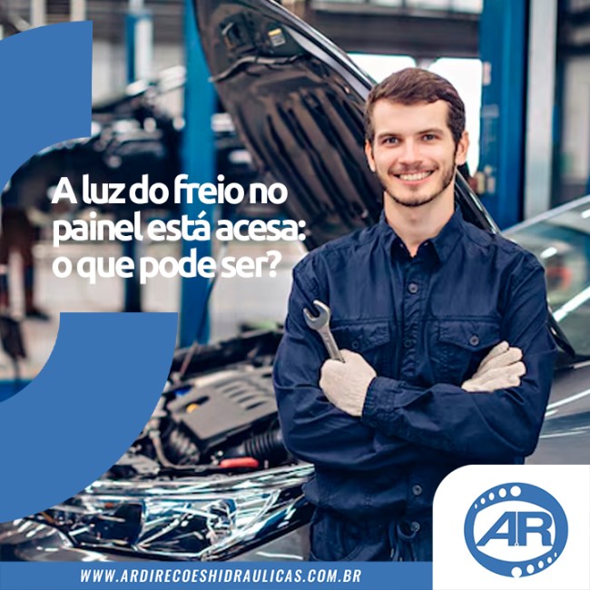 A luz do freio no painel está acesa: o que pode ser?