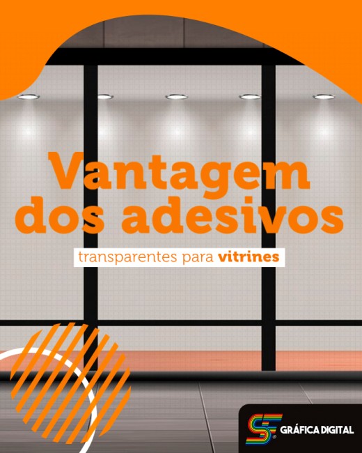 Vantagem dos adesivos transparentes para vitrines