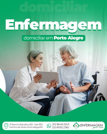 Enfermagem domiciliar em Porto Alegre