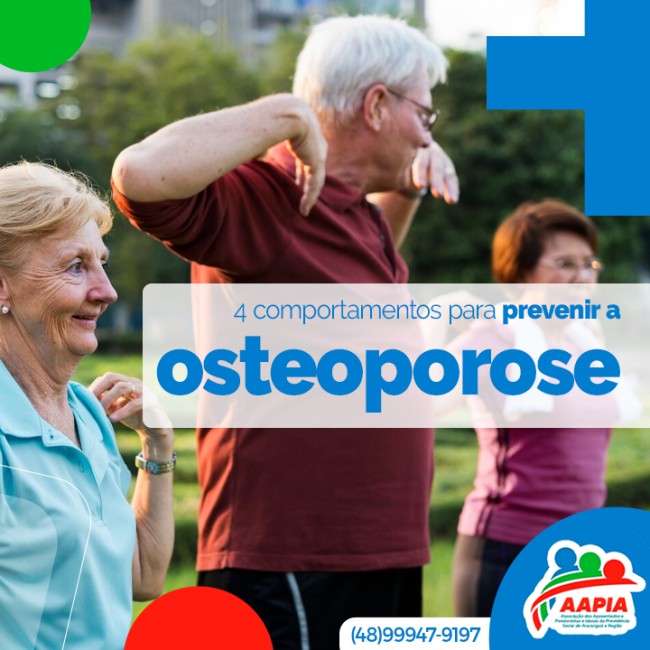 4 comportamentos para prevenir a osteoporose