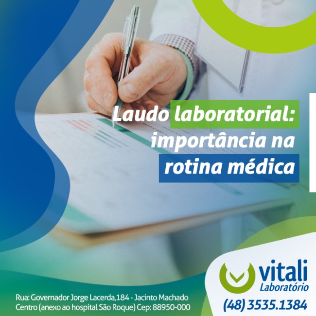 Laudo laboratorial: importância na rotina médica