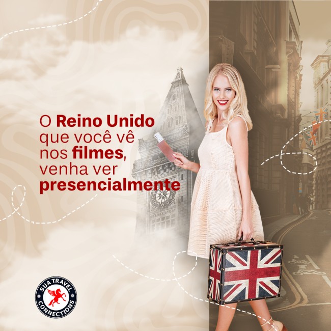 O Reino Unido que você vê nos filmes, venha ver presencialmente