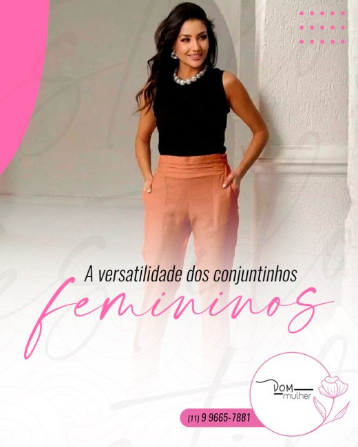 A versatilidade dos conjuntinhos femininos