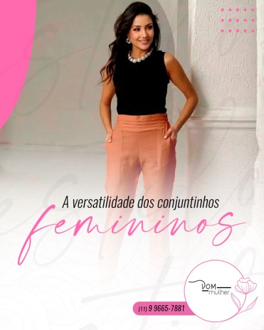 A versatilidade dos conjuntinhos femininos
