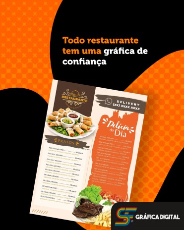 Todo restaurante tem uma gráfica de confiança -