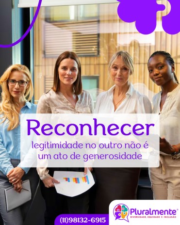 Reconhecer legitimidade no outro não é um ato de generosidade