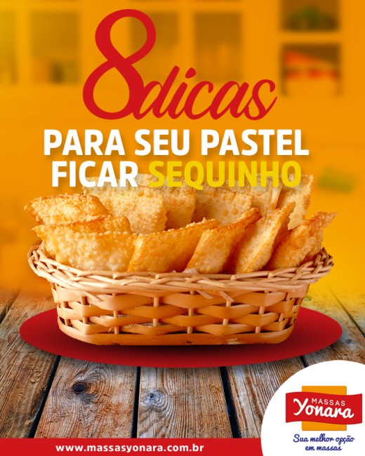 8 dicas para seu pastel ficar sequinho