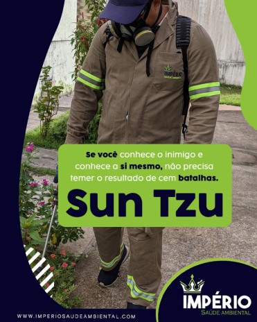 Se você conhece o inimigo e conhece a si mesmo, não precisa temer o resultado de cem batalhas. Sun Tzu