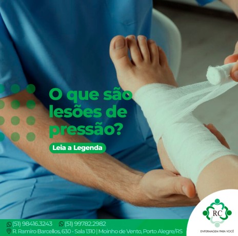 O que são lesões de pressão?