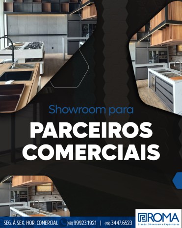 Showroom para parceiros comerciais