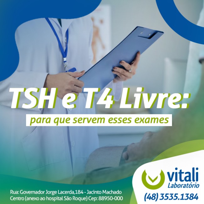 TSH e T4 Livre: para que servem esses exames